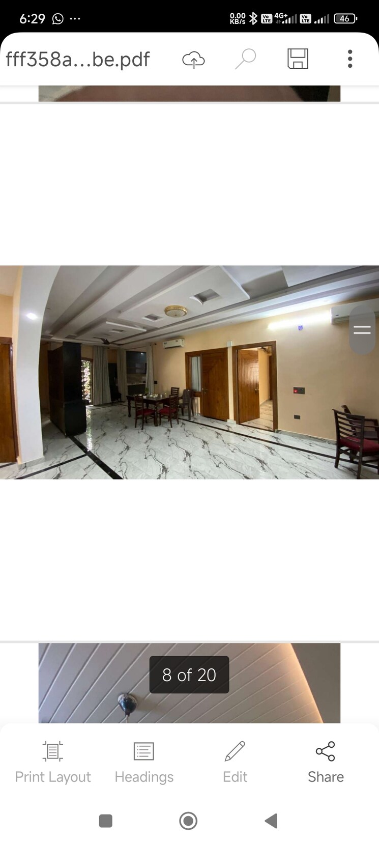  Parking, vasant kunj 6+ Bedroom 1000 Sq.Yd. Independent House In Vasant Kunj Delhi 9117431