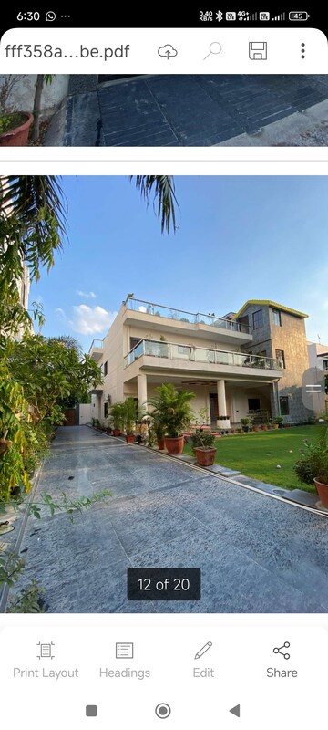 6+ BHK Independent House – Exterior View View at Vasant Kunj - for Rent