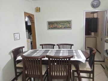 Dining area in 3 BHK Apartment at Shyamal – for Rent