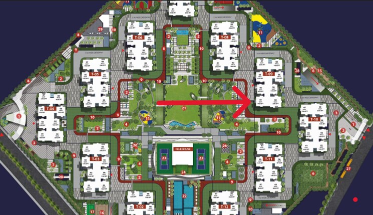 Master Plan, my-home-sayuk 3 Bedroom 1926 Sq.Ft. Apartment In Tellapur Hyderabad 9117701