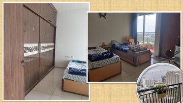 Living Room in 2 BHK Apartment at Vajram Newtown, Thanisandra Main Road – for Rent