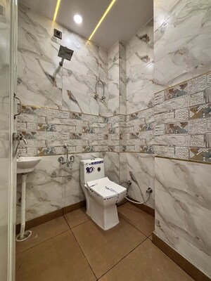 Bathroom in 3.5 BHK Builder Floor at SA HOMES I, Uttam Nagar – for Sale