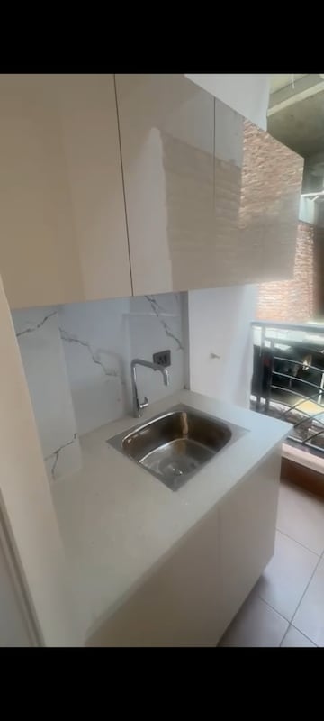 Kitchen in 3 BHK Builder Floor at Central Park Flower Valley Aqua Front Towers, Sohna Sector 33 – for Rent