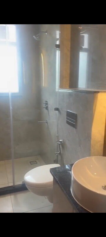Bathroom in 3 BHK Builder Floor at Central Park Flower Valley Aqua Front Towers, Sohna Sector 33 – for Rent