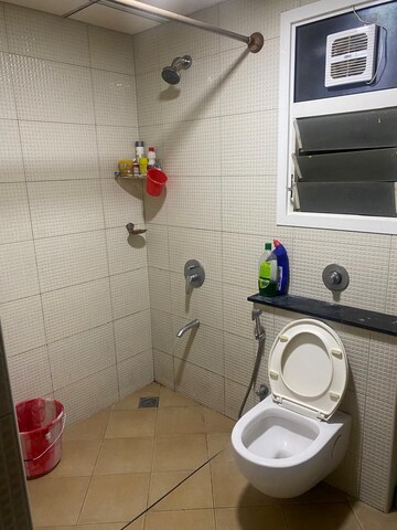 Bathroom in 3 BHK Apartment at Sobha City Mykonos, Thanisandra Main Road – for Rent