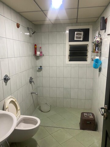 Bathroom in 3 BHK Apartment at Sobha City Mykonos, Thanisandra Main Road – for Rent