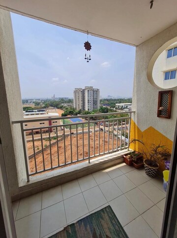 Balcony in 3 BHK Apartment at Shriram Luxor, Hennur Road – for Rent