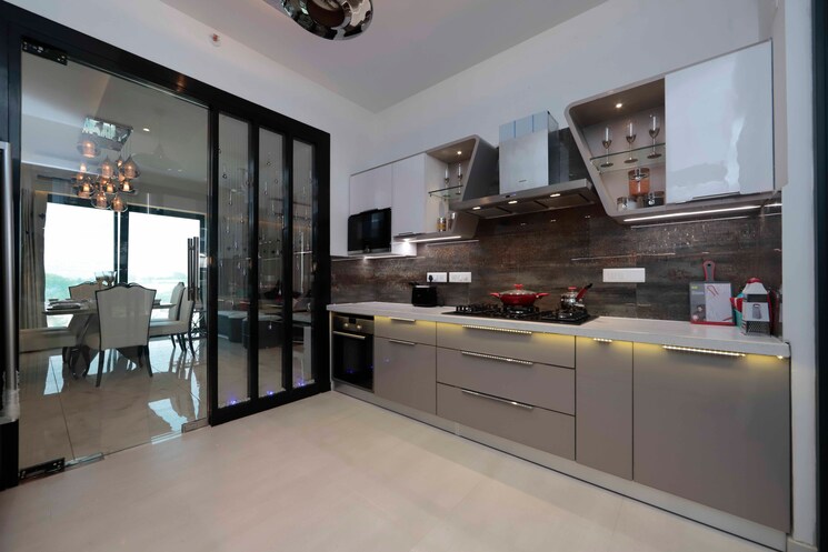 Kitchen, ahinsha-naturez-park 3 Bedroom 2106 Sq.Ft. Apartment In Sector 41 Faridabad 9117834