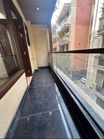 Balcony in 1 BHK Builder Floor at Freedom Fighters Enclave – for Rent