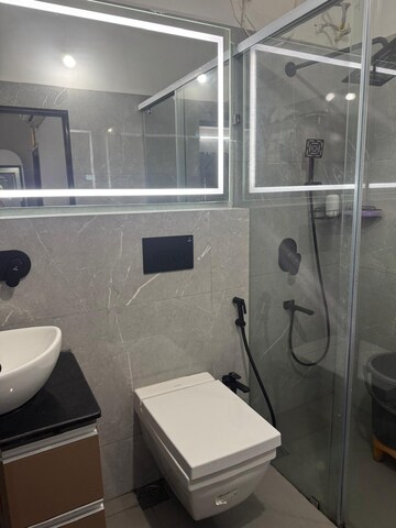 Bathroom in 3 BHK Apartment at Magnuam Opus , Gachibowli – for Rent