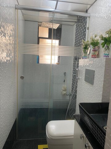 Bathroom in 2 BHK Apartment at Ganga Legend, Bavdhan – for Rent