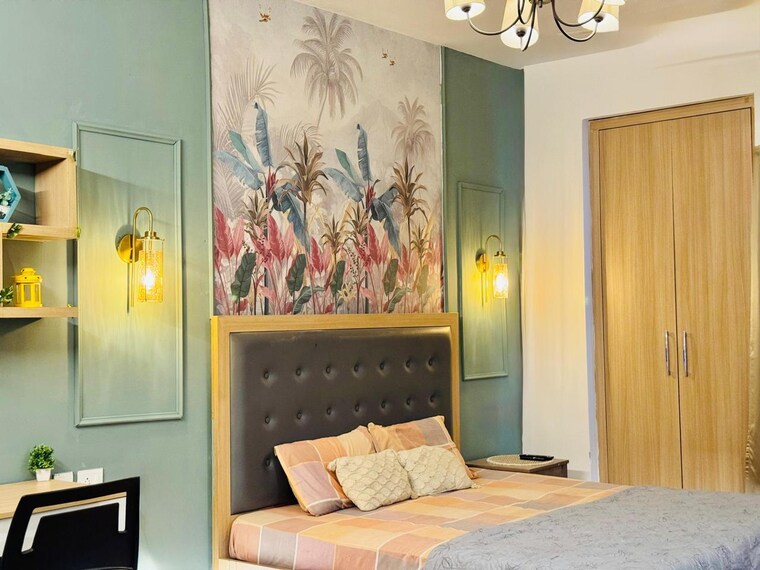 Bedroom, godrej-palm-retreat 1 RK 1650 Sq.Ft. Builder Floor In Sector 150 Noida 9118079