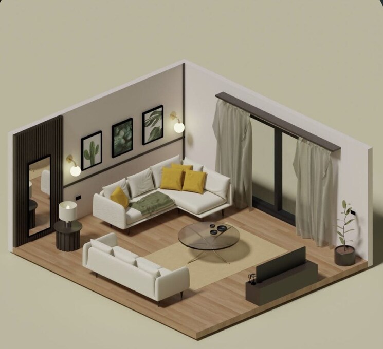 Living Room, uthandi 3 Bedroom 1600 Sq.Ft. Villa In Uthandi Chennai 9118423