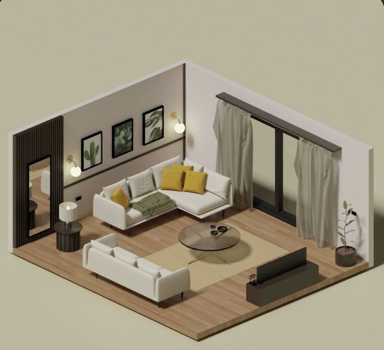 Living Room, uthandi 3 Bedroom 1600 Sq.Ft. Villa In Uthandi Chennai 9118423