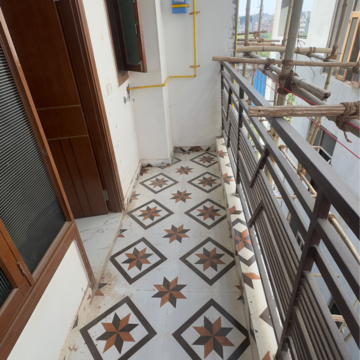 Balcony in 2 BHK Builder Floor at Chattarpur – for Rent