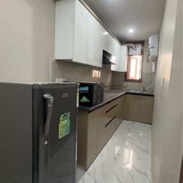 Kitchen in 2 BHK Builder Floor at Chattarpur – for Rent
