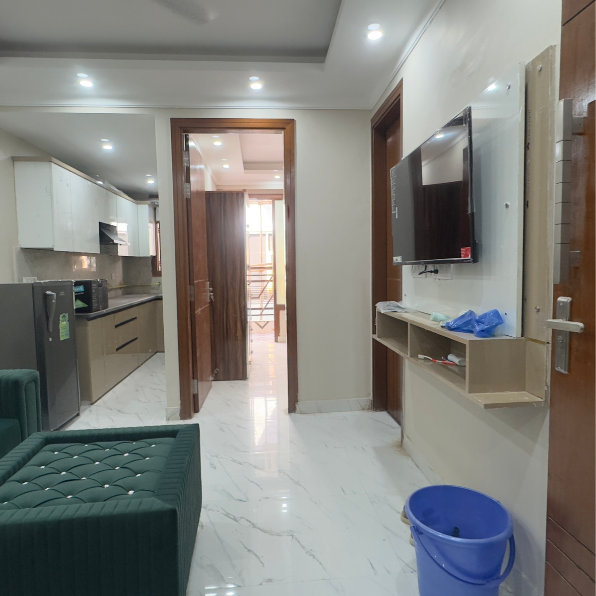 2 BHK + Servant Room Builder Floor For Rent in Chhattarpur Ambedkar Colo