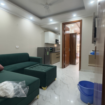 Living Room in 2 BHK Builder Floor at Chattarpur – for Rent