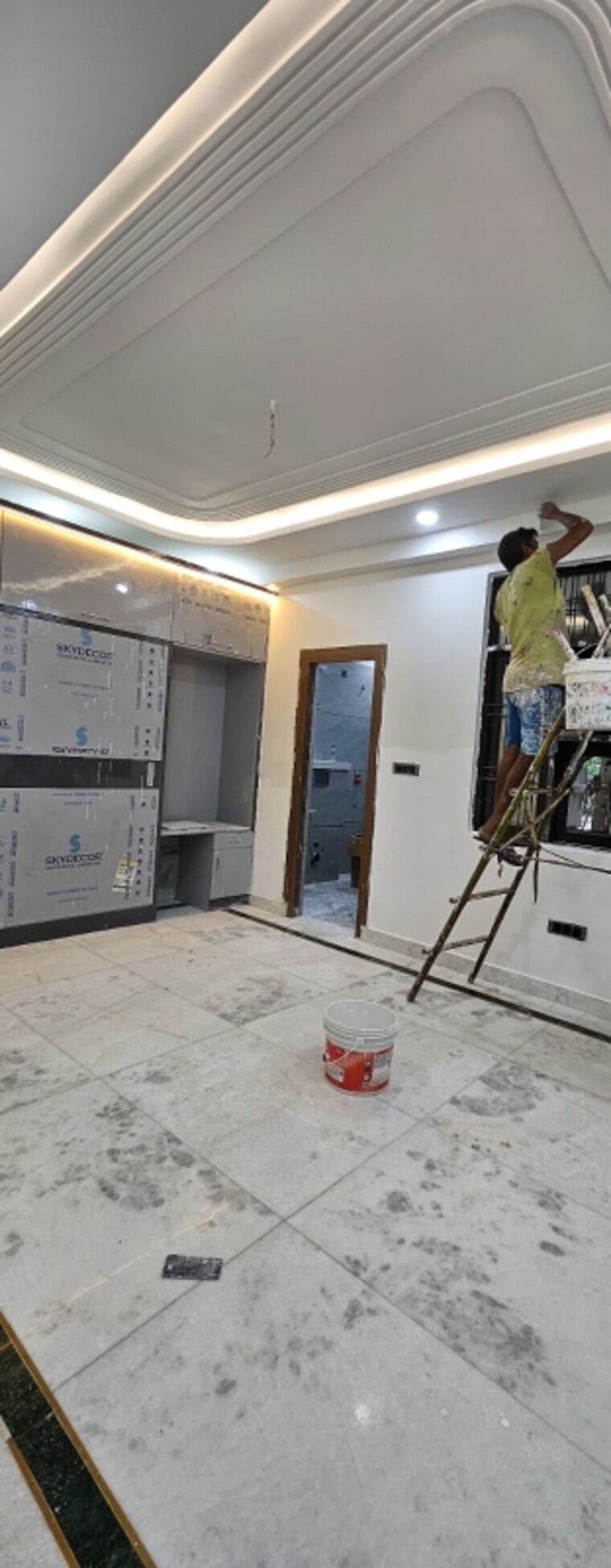 Living Room, kanha-apartments-indirapuram 3 Bedroom 1800 Sq.Ft. Builder Floor In Shakti Khand 2 Ghaziabad 9118488