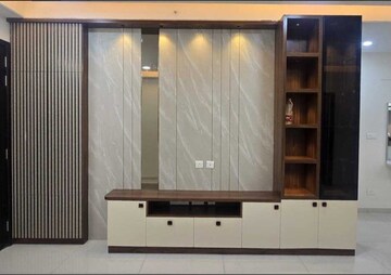 Tv Room in 3 BHK Apartment at Rajapushpa Provincia, Narsingi – for Rent
