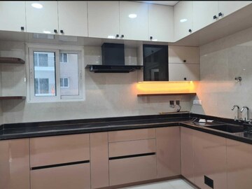 Kitchen in 3 BHK Apartment at Rajapushpa Provincia, Narsingi – for Rent