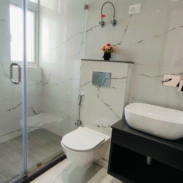 Bathroom in 2 BHK Apartment at Stellar Jeevan, Aimnabad – for Rent