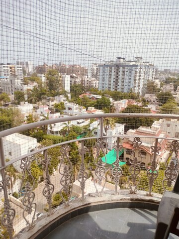 Balcony in 3 BHK Apartment at Bodakdev – for Rent