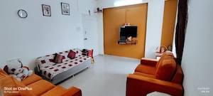 Living Room in 2 BHK Apartment at Gulmohar Helios, Kharadi – for Sale