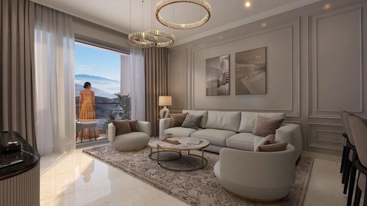 Living Room, kasauli 1 Bedroom 678 Sq.Ft. Apartment In Kasauli Solan 9118802