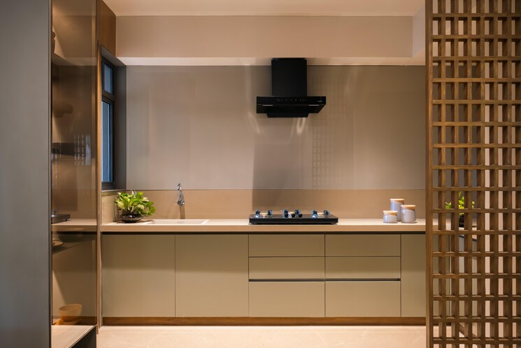 Kitchen, science city 3 Bedroom 340 Sq.Yd. Villa In Science City Ahmedabad 9118847