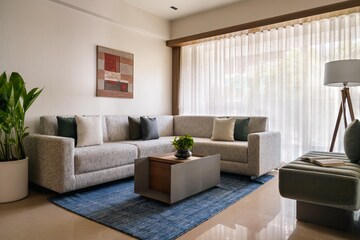 Living Room in 3 BHK Villa at Science City – for Sale