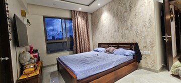 Bedroom in 2 BHK Apartment at Jaydeep Park, Majiwada – for Rent
