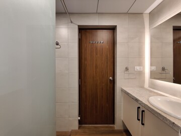Bathroom in 4 BHK Apartment at Sobha Windsor, Whitefield – for Rent
