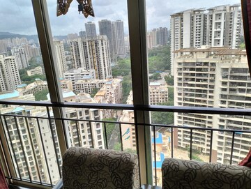 Balcony in 2 BHK Apartment at Rustomjee Athena, Majiwada – for Sale