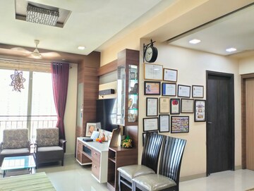 Living Room in 2 BHK Apartment at Rustomjee Athena, Majiwada – for Sale