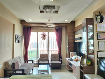Living Room in 2 BHK Apartment at Rustomjee Athena, Majiwada – for Sale