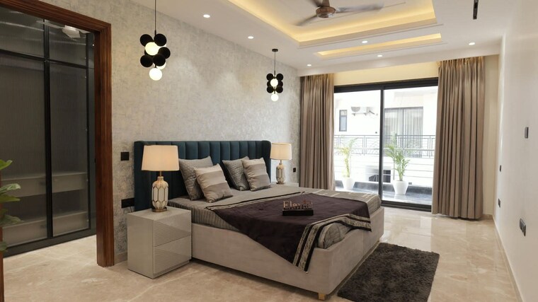Bedroom, indiabulls-estate-and-club 2 Bedroom 1500 Sq.Ft. Apartment In Sector 104 Gurgaon 9119035