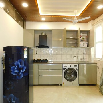 Kitchen in 2 BHK Builder Floor at Green Mansion, Rewla Khanpur – for Rent