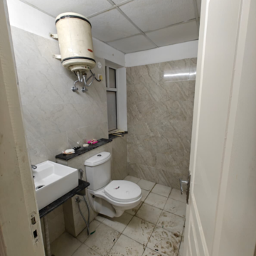 Bathroom in 2 BHK Apartment at International Airport Road – for Rent