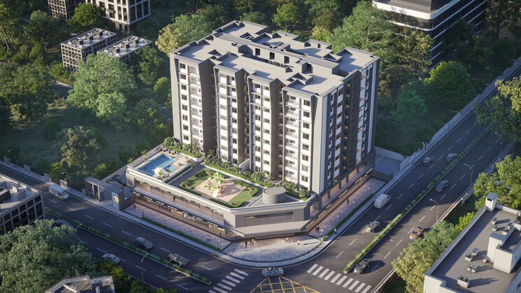 Exterior View, advik-the-one-world 2 Bedroom 1050 Sq.Ft. Apartment In Khapri Nagpur 9119070