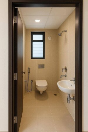 Bathroom in 2.5 BHK Apartment at Ma Laxmi Avenue, Kamothe Sector 36 – for Sale