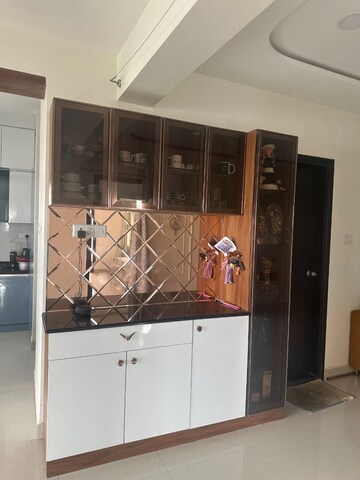 Balcony in 3 BHK Apartment at Pranit Galaxy Apartments, Kondapur – for Rent