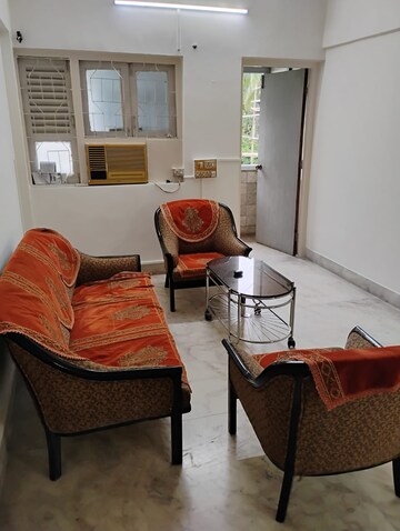 Living Room in 1 BHK Apartment at Rajiv CHS, Bandra East – for Rent