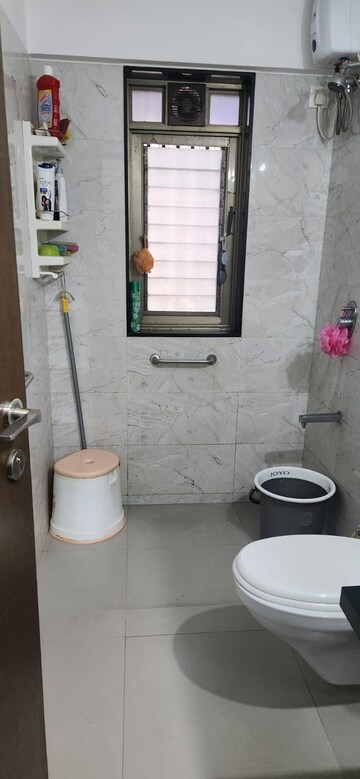 Bathroom in 3 BHK Apartment at Shree Krishna Udaya Bhuvan, Chembur – for Rent