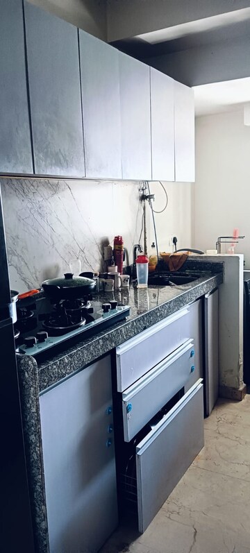 Kitchen in 2 BHK Apartment at Wadhwa Imperial Heights, Goregaon West – for Rent
