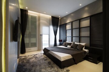 Bedroom in 2 BHK Apartment at Aura Luxisca, New Panvel – for Sale
