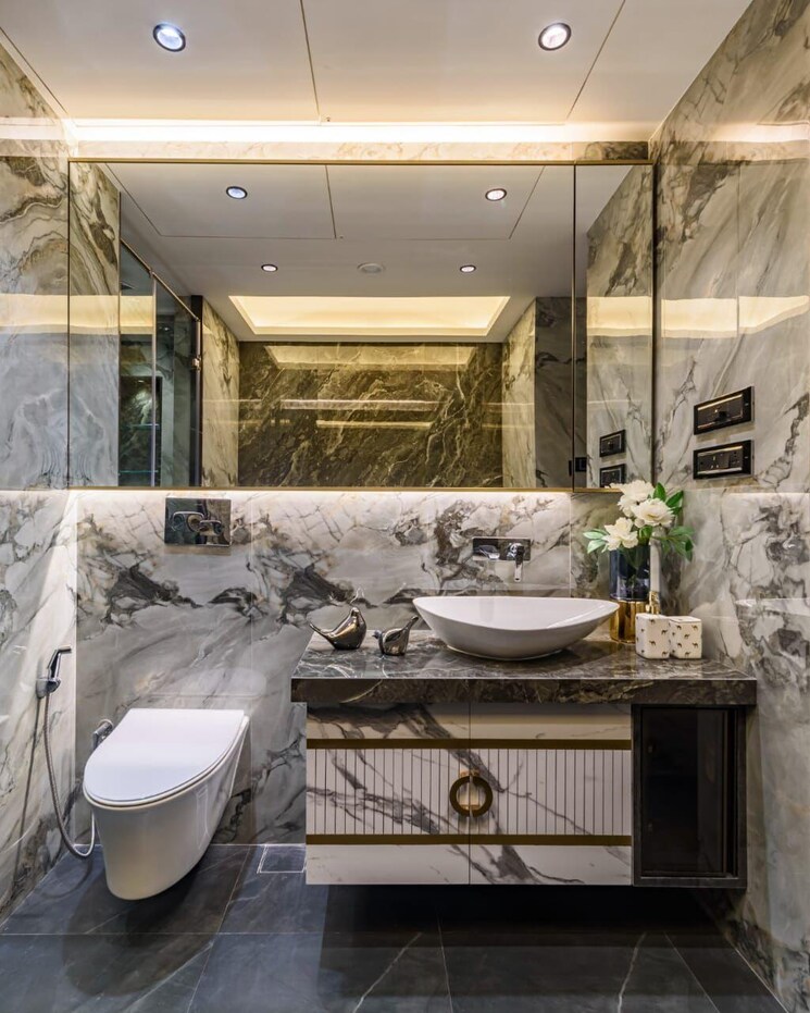 Attached Bathroom, lodha-world-view 3 Bedroom 1704 Sq.Ft. Apartment In Worli Mumbai 9119449