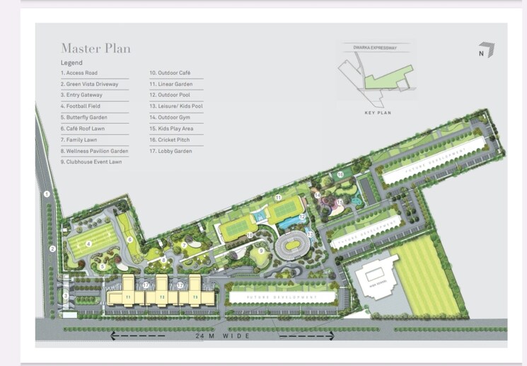Master Plan, indiabulls-estate-and-club 4 Bedroom 3399 Sq.Ft. Apartment In Sector 104 Gurgaon 9119483