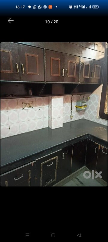 Kitchen in 1 BHK Builder Floor at Rohini Sector 16 – for Rent