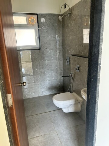 Bathroom in 3 BHK Apartment at VTP Cygnus, Kharadi – for Rent